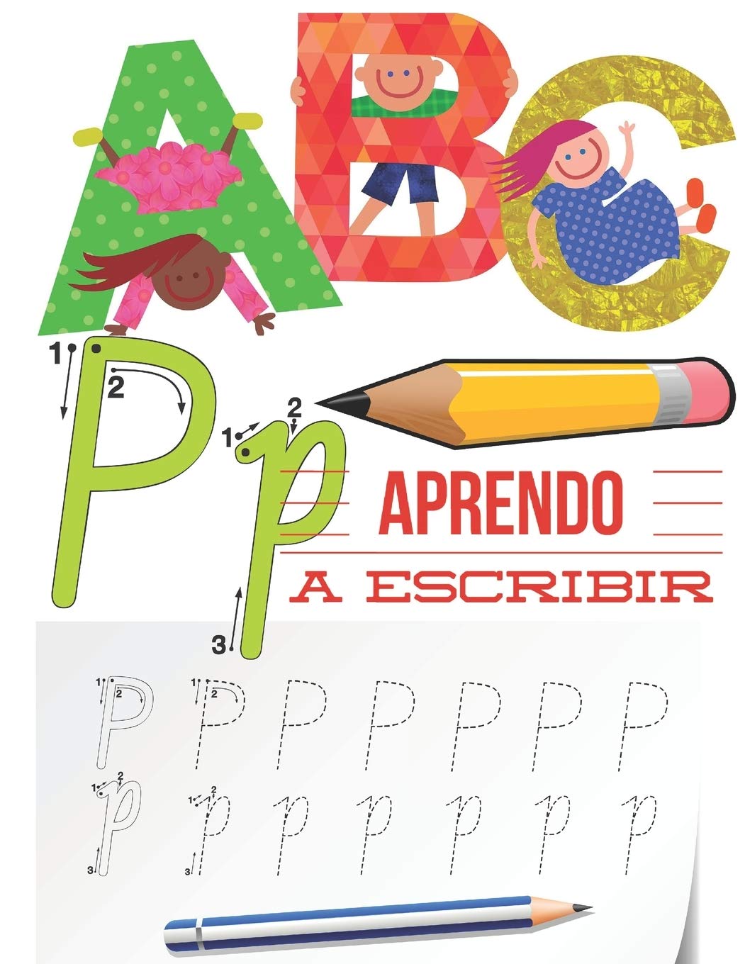 Aprendo a escribir: Mejora del manejo del lápiz, Preescritura Alfabeto, Recomendado para trabajar en Jardín de infancia preescolar Study Guides