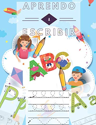 Aprendo a escribir: Mejora del manejo del lápiz, Preescritura Alfabeto, Recomendado para trabajar en Jardín de infancia preescolar Study Guides