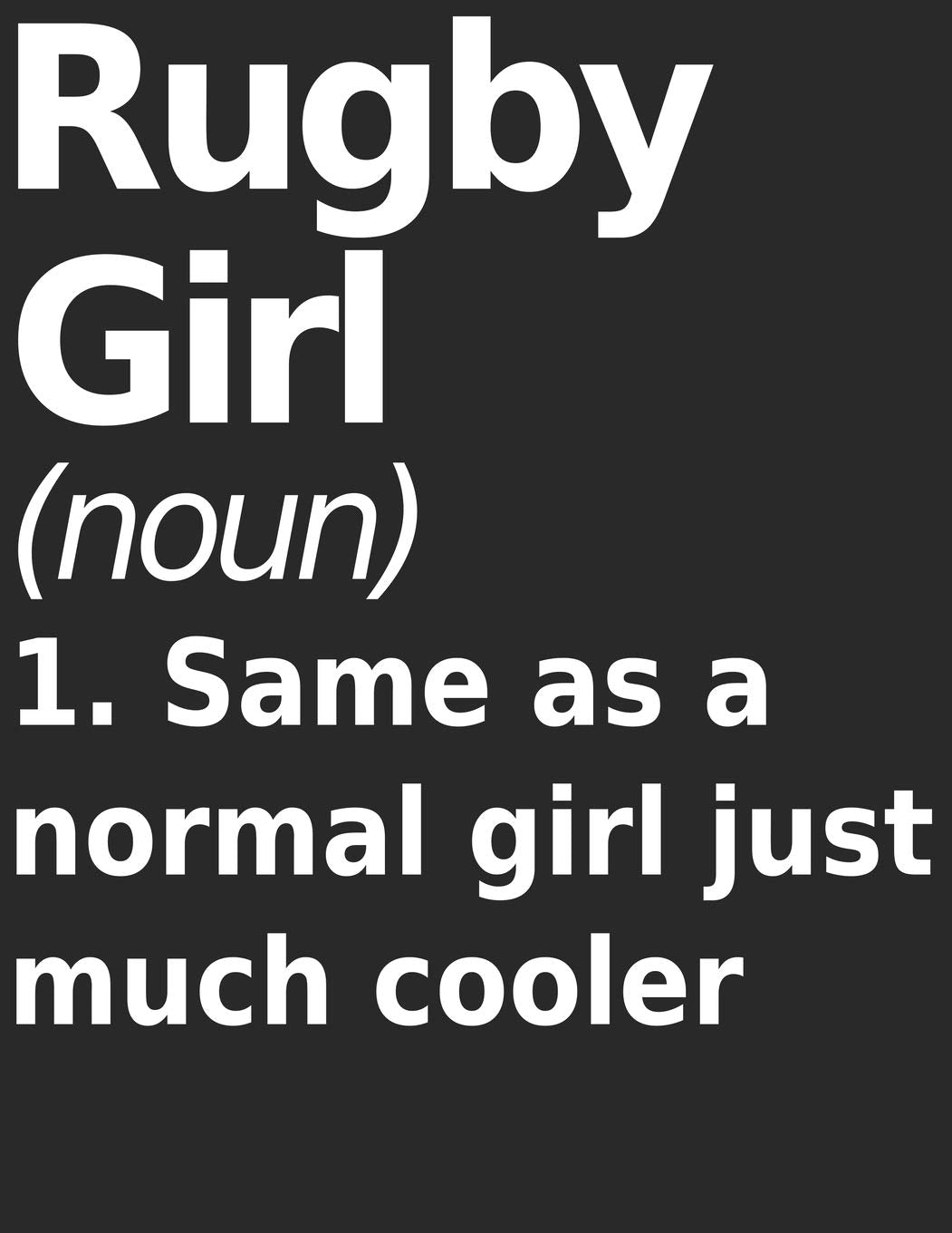 Rugby Girl Journal: 120 Ruled Pages - 8.5" x 11" (Diary, Journal, Composition Book, Writing Tablet) - Gift For a girl that loves Rugby! Essays & Short Stories