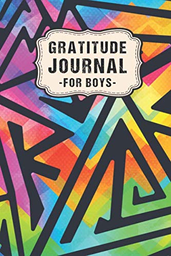 Gratitude Journal for Boys: Rainbow Daily Gratitude Journal for Boys | Undated 100 Days | 6 x 9 Lifestyle