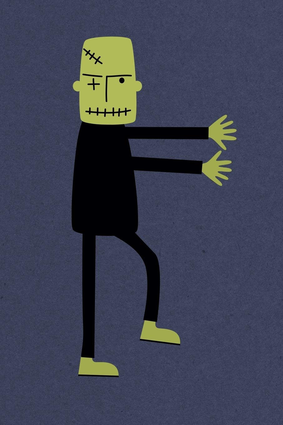 Notes: A Blank Guitar Tab Music Notebook with Cute Zombie Monster Cover Art Architecture