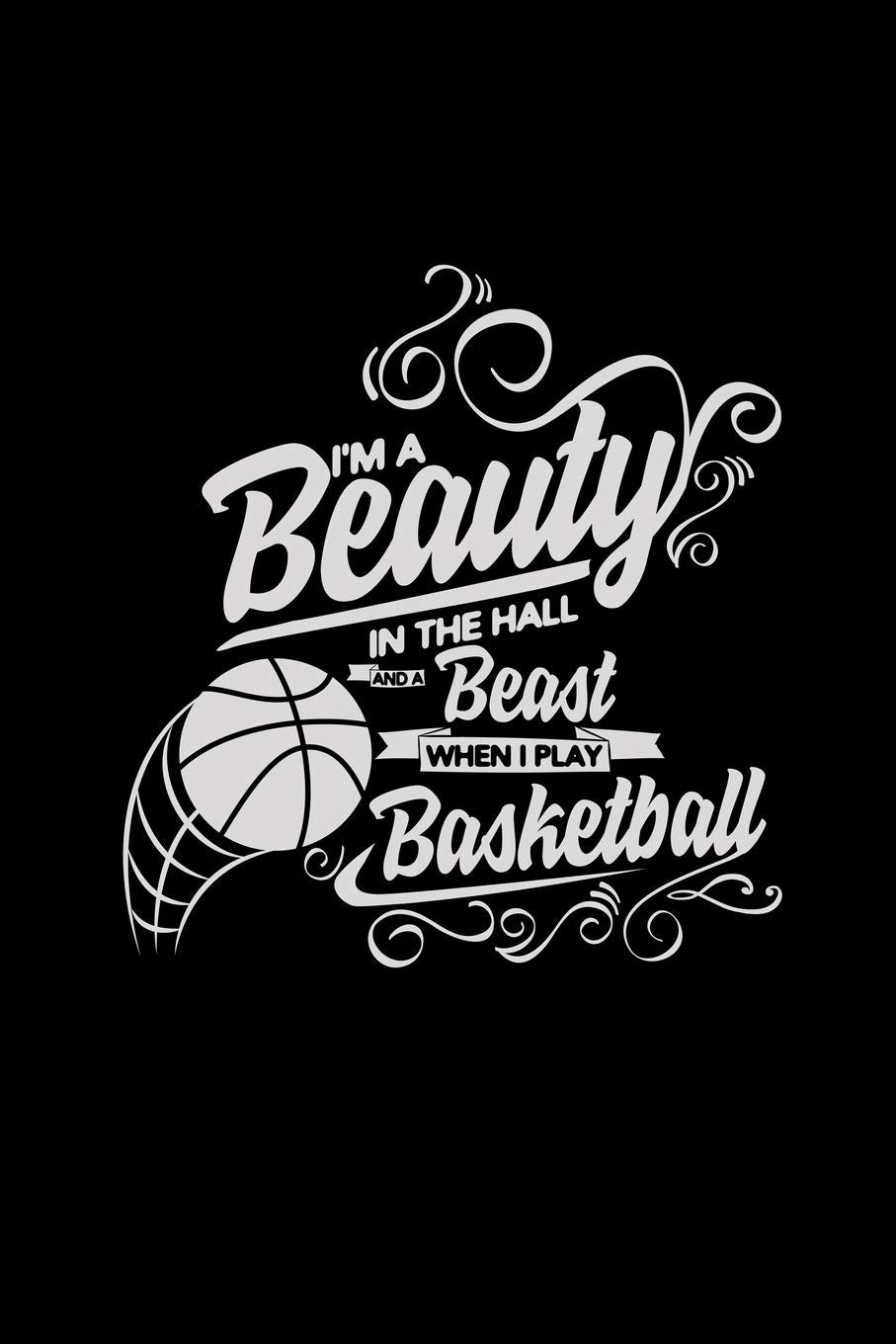 Beauty beast basketball: 6x9 Basketball | dotgrid | dot grid paper | notebook | notes Books