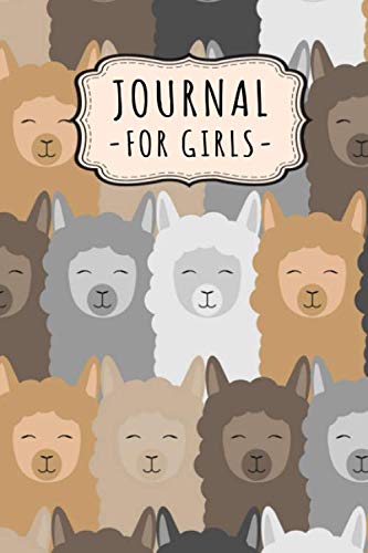 Journal Notebook for Girls: Llama Lined Daily 6x9 Journal / Notebook for Girls | 109 Pages Books