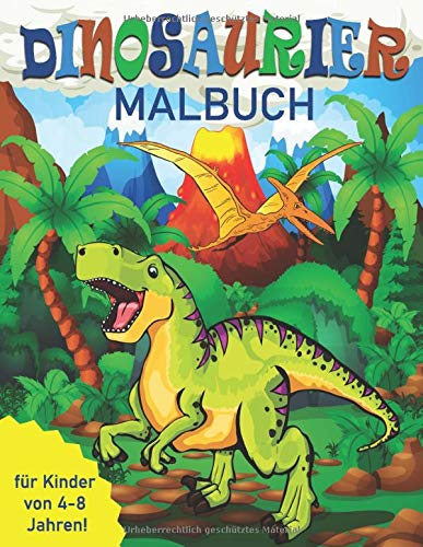 Dinosaurier-Malbuch für Kinder von 4-8 Jahren book