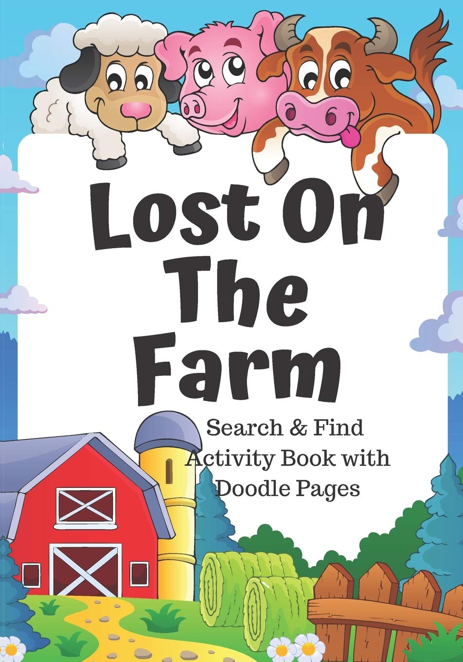 LOST ON THE FARM: fun animal search and find book for kids 5-7 Tiptoi & Games