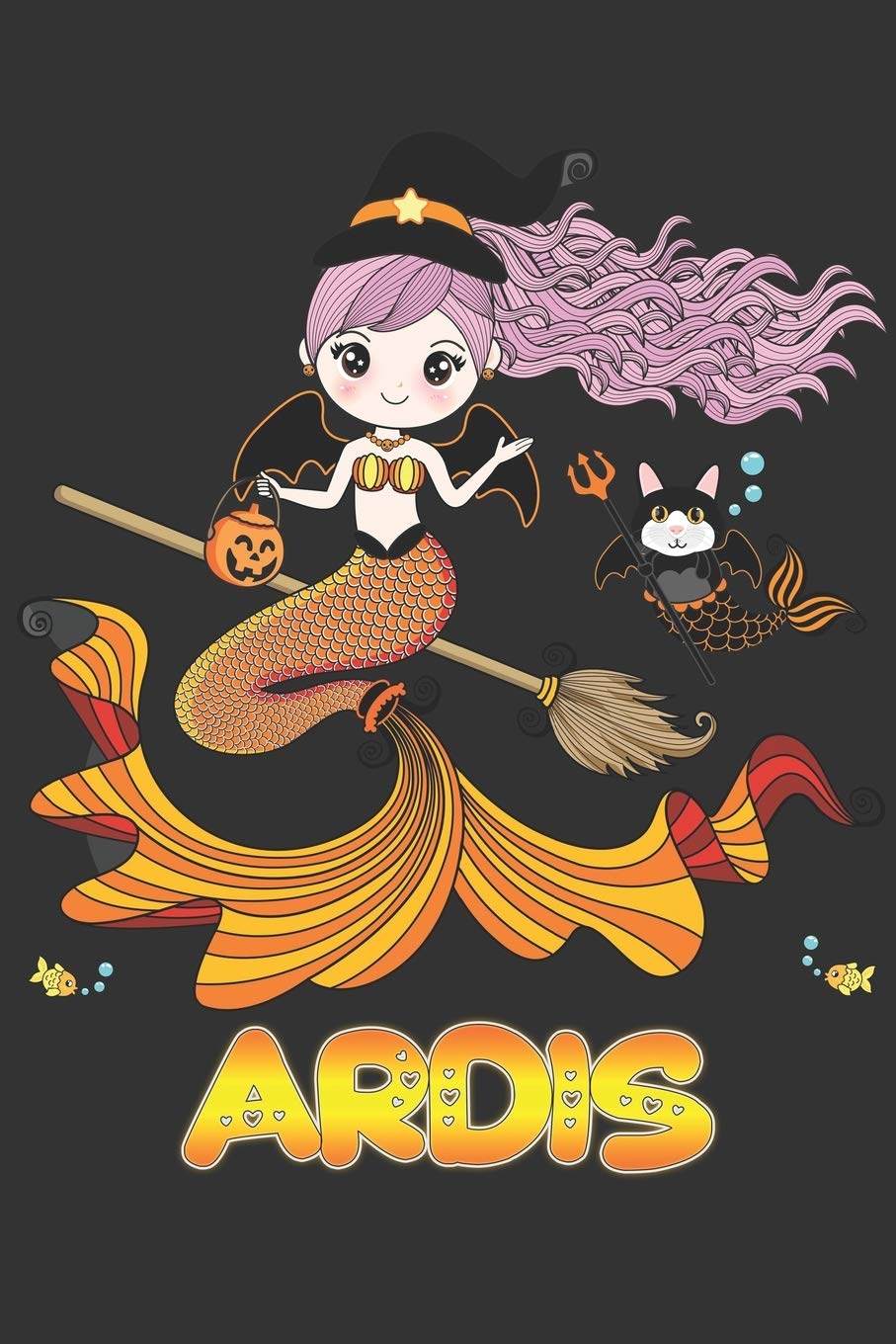 Ardis: Ardis Halloween Beautiful Mermaid Witch Want To Create An Emotional Moment For Ardis?, Show Ardis You Care With This Personal Custom Gift With Ardis's Very Own Planner Calendar Notebook Journal Essays & Short Stories