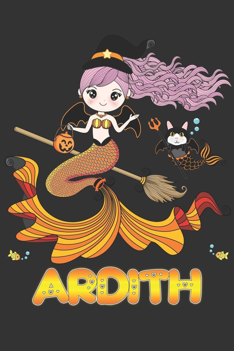 Ardith: Ardith Halloween Beautiful Mermaid Witch Want To Create An Emotional Moment For Ardith?, Show Ardith You Care With This Personal Custom Gift ... Very Own Planner Calendar Notebook Journal Essays & Short Stories