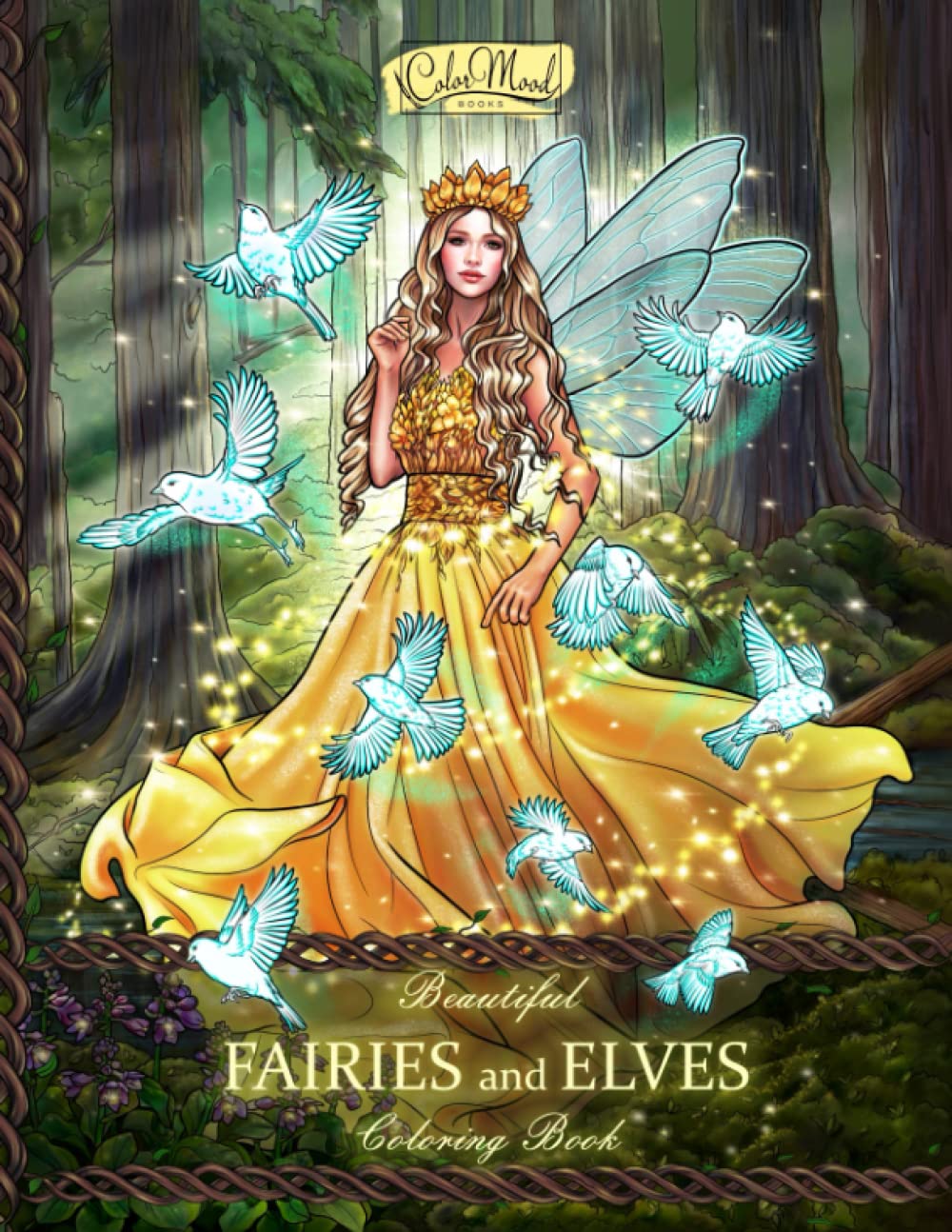 Beautiful Fairies and Elves: Coloring Book For Experienced User (Stress Relief) book