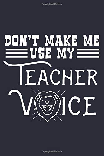 Teachers Notebook - Teachers Voice: Teaching Bullet Journal with 150 College Ruled Lined Paper Pages in 6” x 9” Inch - Composition Book Diary Notepad Learning & Reference