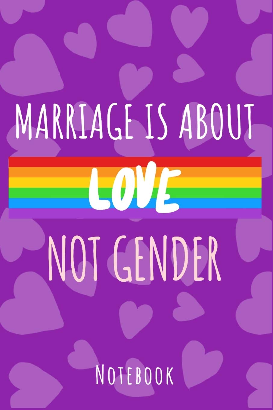 Marriage is about love not gender: a5 notebook, dotted, dot grid 120 pages Social Sciences