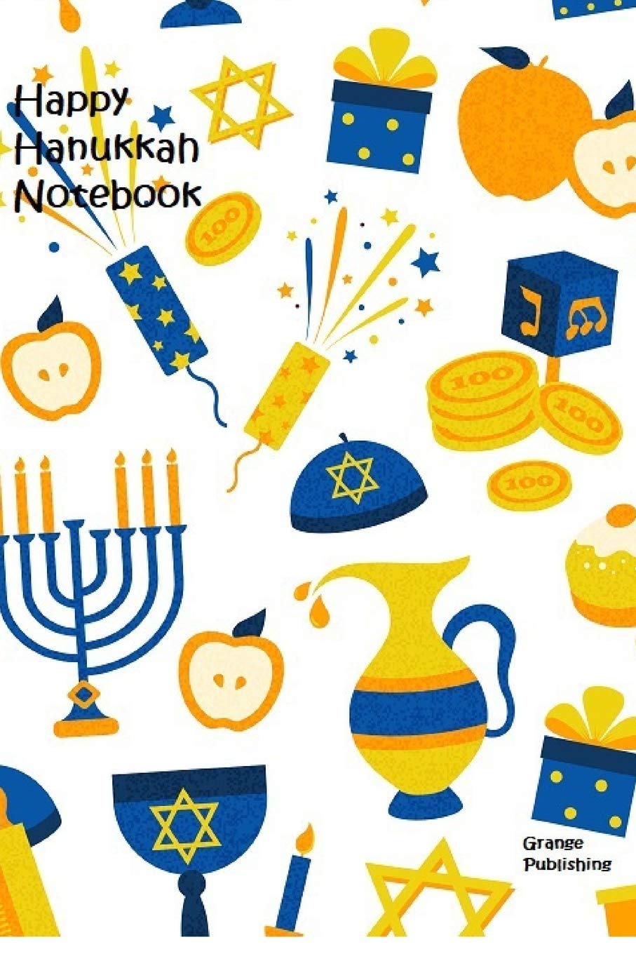 Happy Hanukkah: 100 Pages of ruled lined plain paper Non-fiction