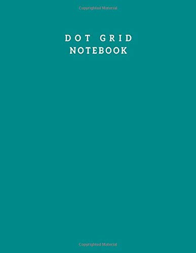 Dot Grid Notebook: Letter Size Dotted Notebook Journal - Dot-Grid Notebook 8.5 X 11 Inch 100 Pages Large Grid Lined Notebook Journal, Dotted Bullet ... Color Cover & White Paper Notebook Journal Books