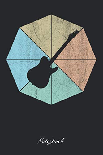 Notizbuch: Elektrische Gitarre Notizbuch | 120 karierte Seiten für deine Notizen | Geschenk für E-Gitarrenspieler und Spielerinnen | 6x9 Format (15,24 x 22,86 cm) Arts & Music