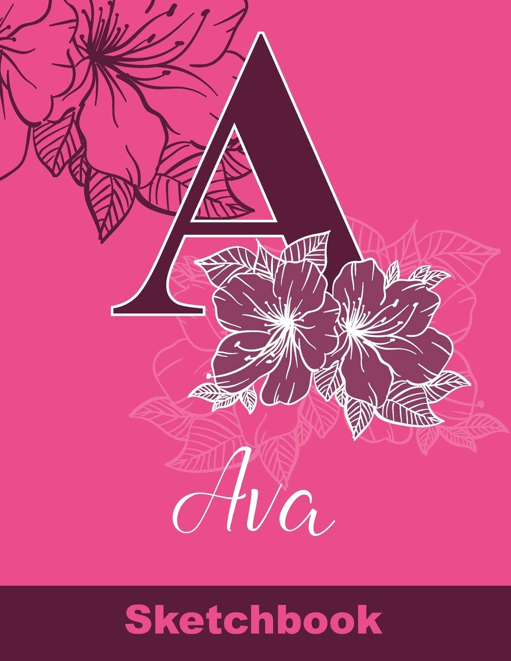 Ava Sketchbook: Letter A Initial Monogram Personalized First Name Sketch Book for Drawing, Sketching, Journaling, Doodling and Making Notes. Cute and ... Kids, Teens, Children. Art Hobby Diary Film, Art & Culture