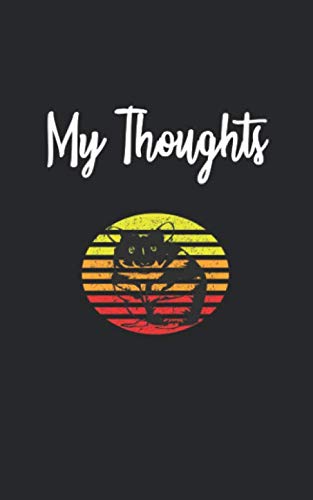 My Thoughts: Chinchilla Retro And Vintage Style 100 Pages Lined Diary And Notebook Non-fiction
