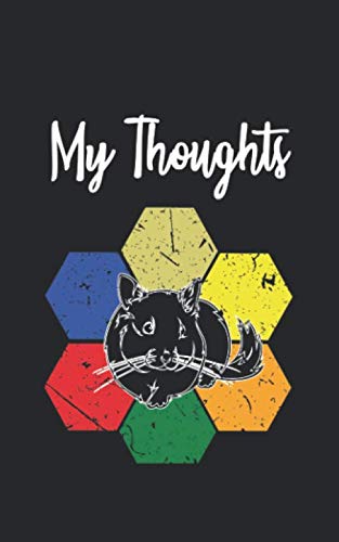 My Thoughts: Chinchilla Retro And Vintage Style 100 Pages Lined Diary And Notebook Non-fiction