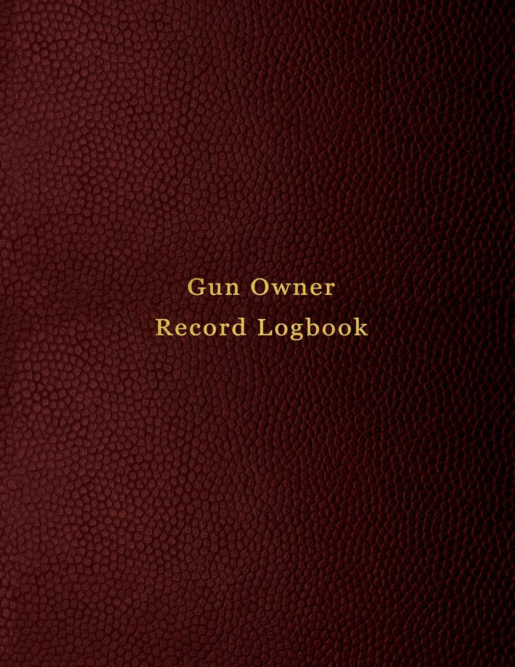 Gun owner record Logbook: Record keeping log book for gun collectors | Track acquisition and Disposition, repairs, alterations and details of firearms | Red Print Design Hobbies & Crafts