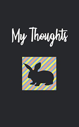 My Thoughts: Rabbit Bunny Retro And Vintage Style 100 Pages Lined Diary And Notebook Non-fiction