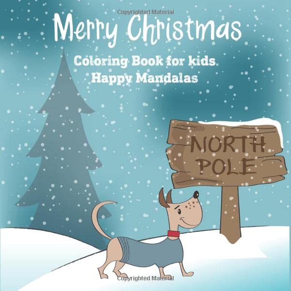 Merry Christmas - Coloring Book for kids - Happy Mandalas (Christmas & New Year, Band 1) Non-fiction