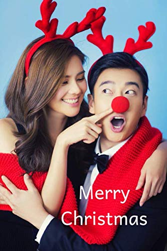 Merry Christmas: Christmas notebook lined journal, Christmas notebook paper, notebook, diary, (110 Pages, LINE, 6 x 9) Self-help