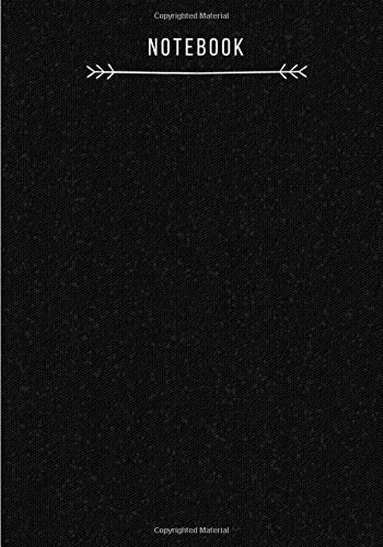 Notebook - classic - stylish – minimalist: material Cover | Business & Study: soft cover, picture of leather, blank, 110 Pages, 7 x 10 inches Learning & Reference