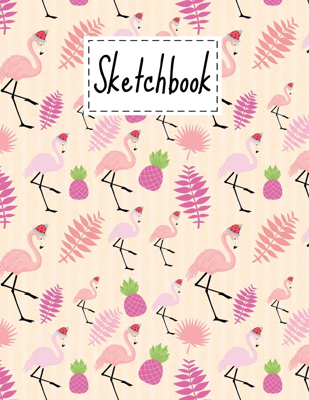 Sketchbook: Cute Flamingo Gifts Cartoon Cover blank Sketchbook 8.5 x 11 Paperback For Girls Boys Kids Teens For Drawing, Painting, & doodling. Perfect Gifts Ideas For Animal & Pink Flamingo Lovers. Non-fiction