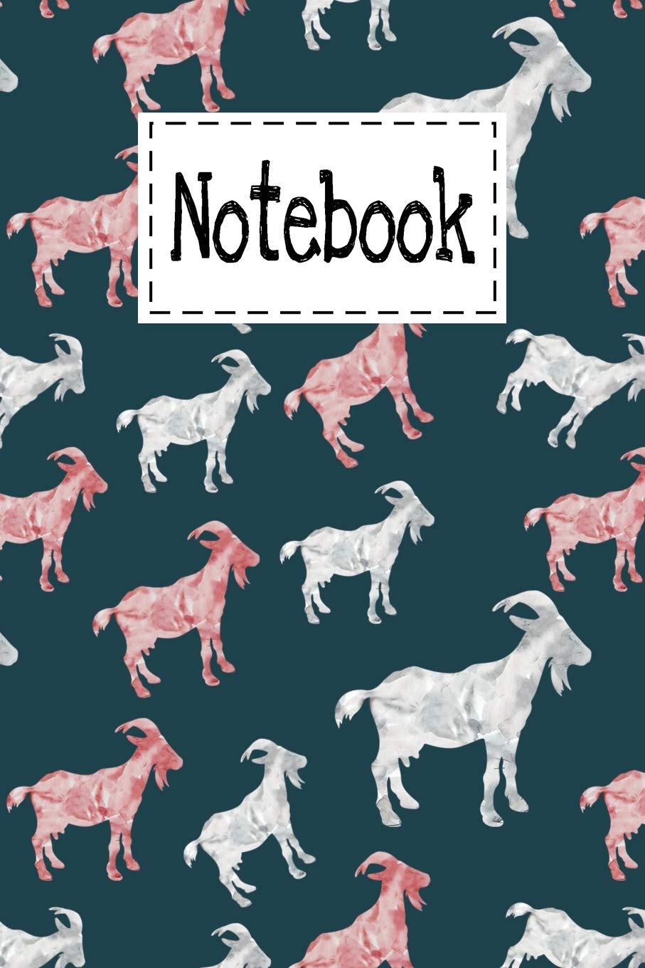 Notebook: Cute Goats Gifts Cartoon themed Lined Notebook Paperback For Girls Boys Kids Teens For Taking notes & Ideas - Perfect as Gifts For Goats Farmers & Goats Lovers. book
