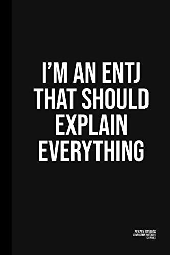 I'm an ENTJ: A Personality Themed Notebook Journal Psychology