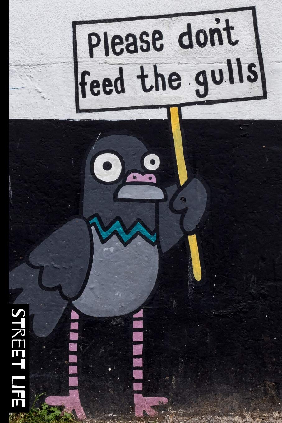 Street Life: School Subject Notebook, 6x9 120 page lined paperback notebook. - Graffitti style street art / murals perfect for the trendy teenager Hobbies & Crafts