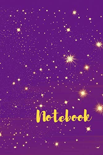 Christmas Notebook: CHRISTMAS NOTEBOOK, JOURNAL, DIARY, NOTES, MEMORY BOOK TO WRITE, 6X9 , 200 PAGES, GLOSSY PURPLE COVER with STARS Essays & Short Stories