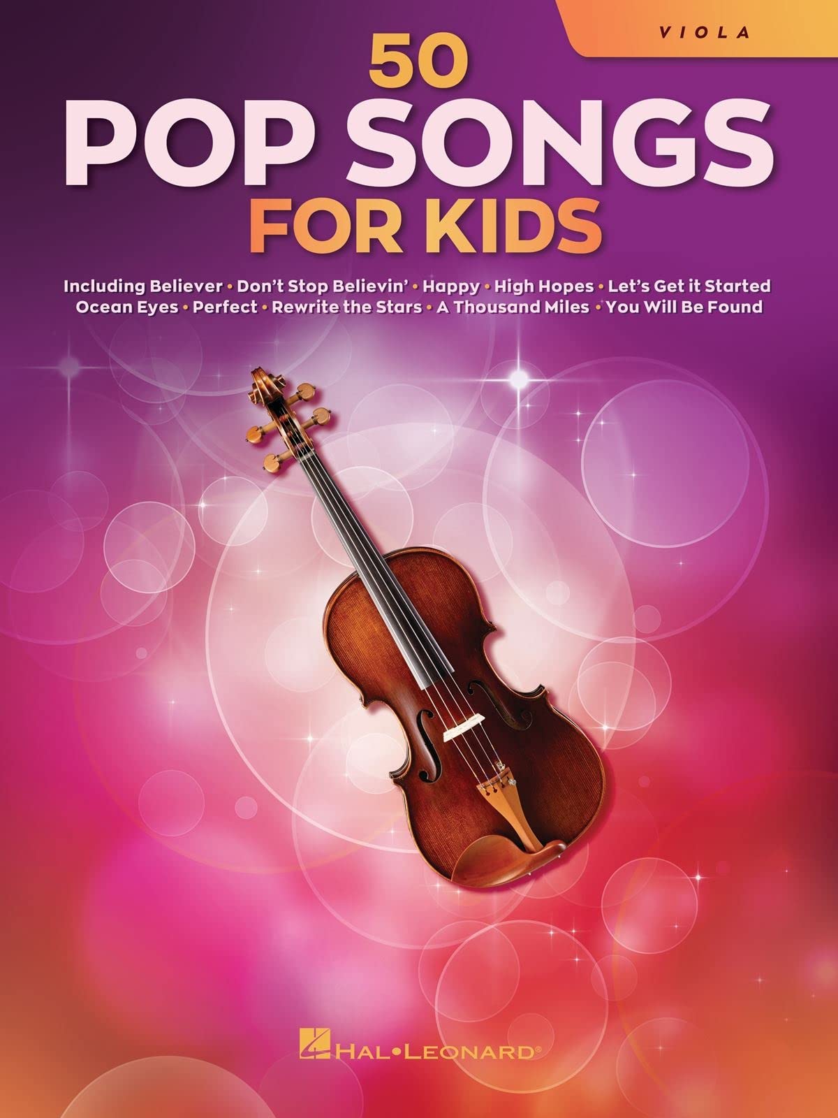50 Pop Songs for Kids for Viola Sheet Music