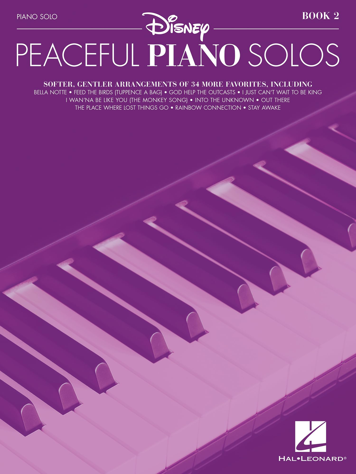 Disney Peaceful Piano Solo - Book 2: Piano Solo: Softer, Gentler, Arrangements of 34 More Favorites Sheet Music
