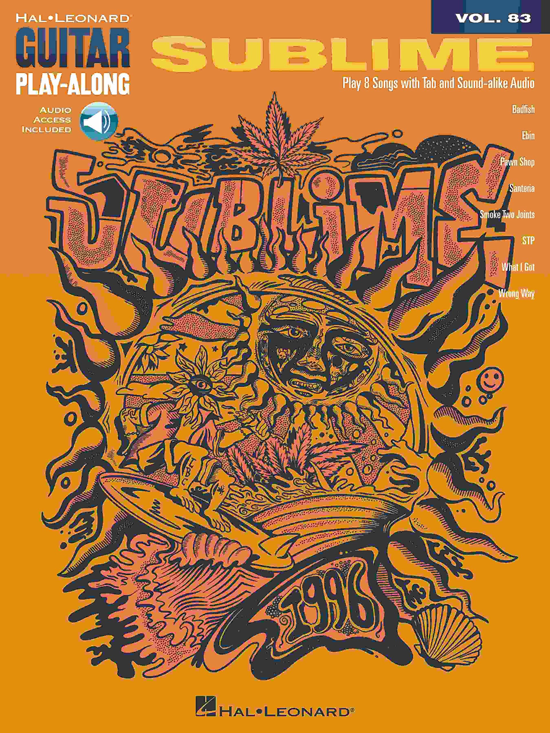 Sublime - Guitar Play-along: Play-along With Eight Favorite Sublime Songs - Includes Downloadable Audio (Guitar Play-along, 83) Sheet Music