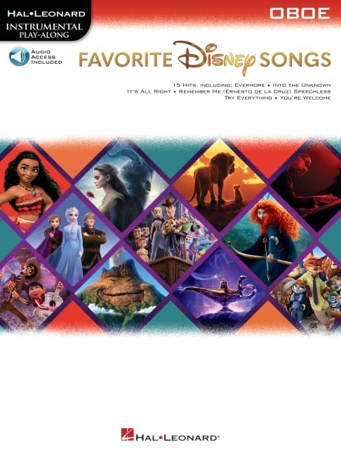 Favorite Disney Songs: Instrumental Play-along for Oboe, Includes Downloadable Audio Sheet Music