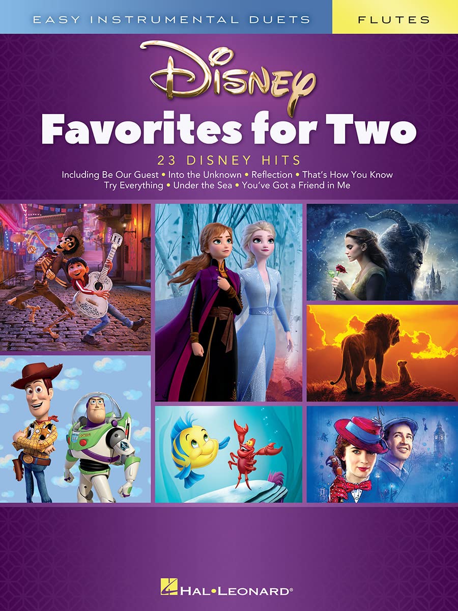 Disney Favorites for Two: Easy Instrumental Duets - Flute Edition Sheet Music