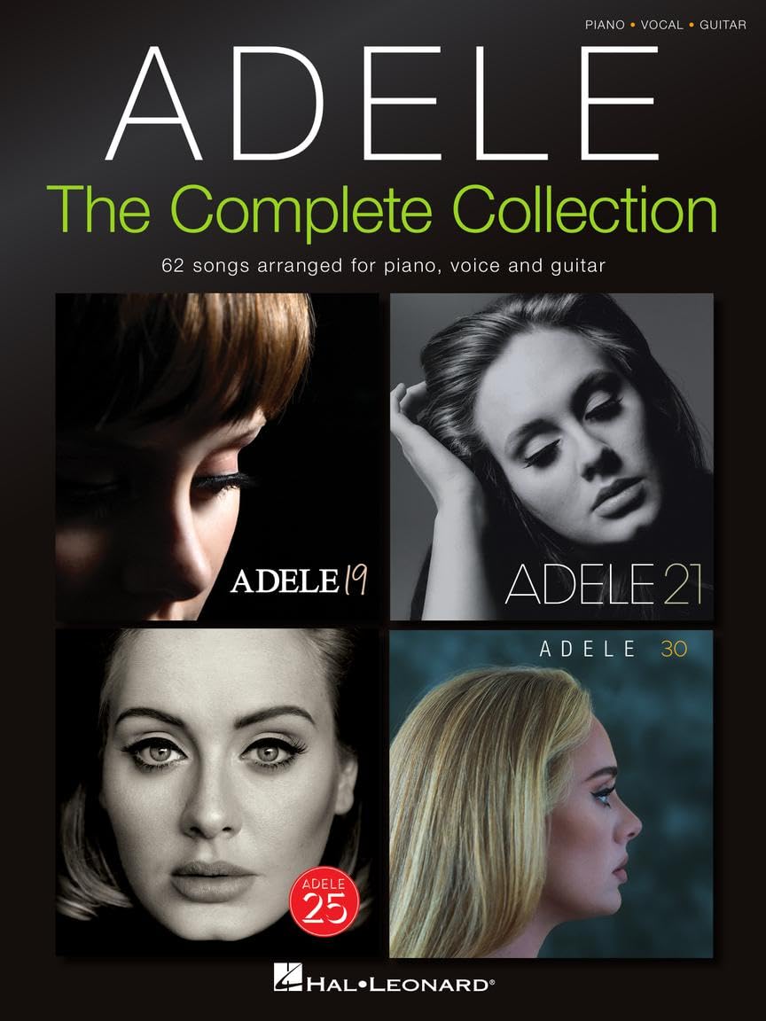 Adele: The Complete Collection | 62 Songs für Klavier, Gesang und Gitarre | Klavier Noten Songbook | Hits wie "Hello" und "Rolling in the Deep" | ... 62 Songs Arranged for Piano, Voice and Guitar Sheet Music