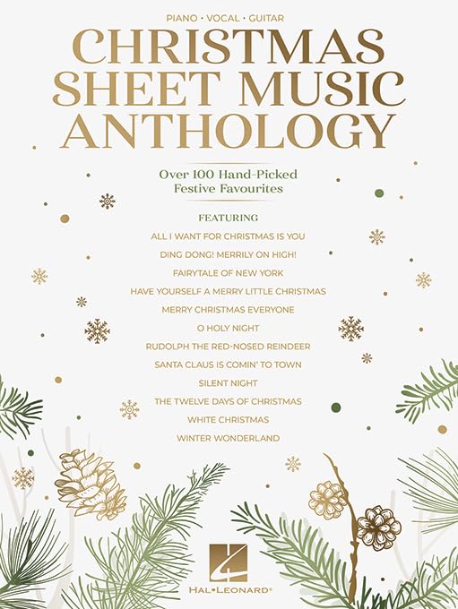Christmas Sheet Music Anthology. Klavier, Gesang, Gitarre (Songbooks). Sheet Music
