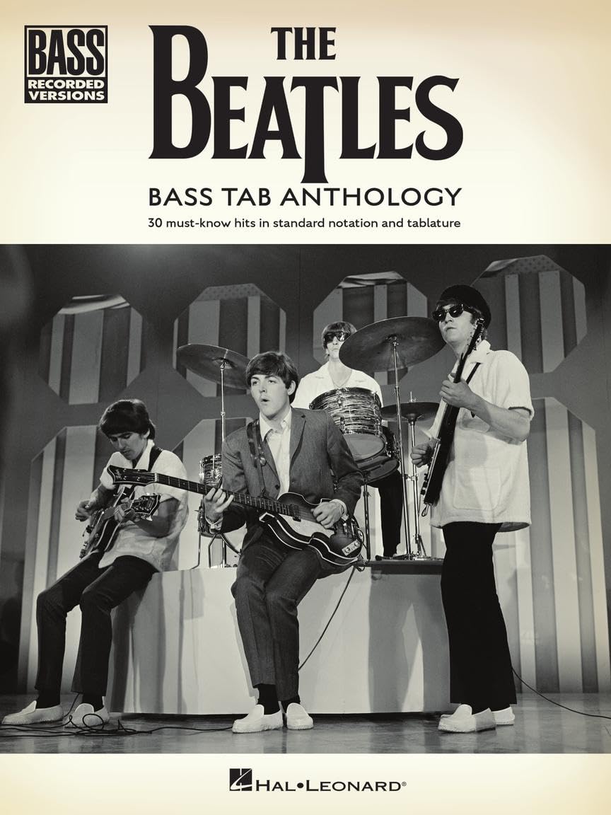 The Beatles - Bass Tab Anthology: 30 Must-Know Hits in Standard Notation and Tab with Lyrics Sheet Music