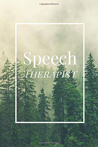 Speech Therapist: Speech Therapist Notebook, SLP Gifts, Best Speech Therapist, Floral SLP Gift For Notes Ruled Notebook Journal Medicine