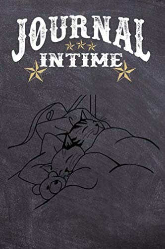 Journal Intime: Ligné - format 15,24 x 22,86 cm - Avec emplacements pour des Photos, Stickers ou Dessins - 160 pages - Motif: Chat avec Ourson Essays & Short Stories