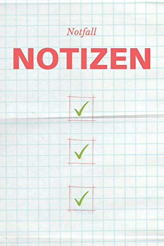 Notfall Notizen: Buch für Notizen von 1. Hilfe Maßnahmen-Kursen, Notizbuch für wichtige Informationen, Tagebuch für Rettungsmaßnahmen Home & Household