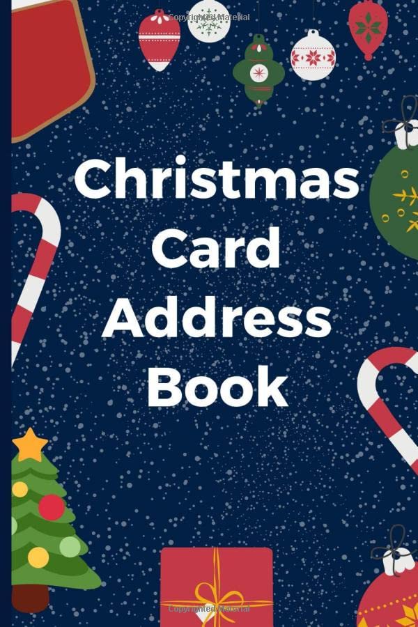 Christmas Card Address Book: Record Book And Holiday Card Tracker For Christmas Cards You Send And Receive (6” X 9”) Religion & Esotericism