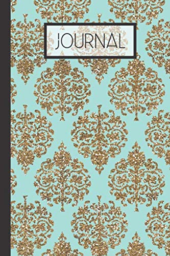 Journal: Blue And Gold Winter Lined 120 Page Journal (6"x 9") Geology & Geography