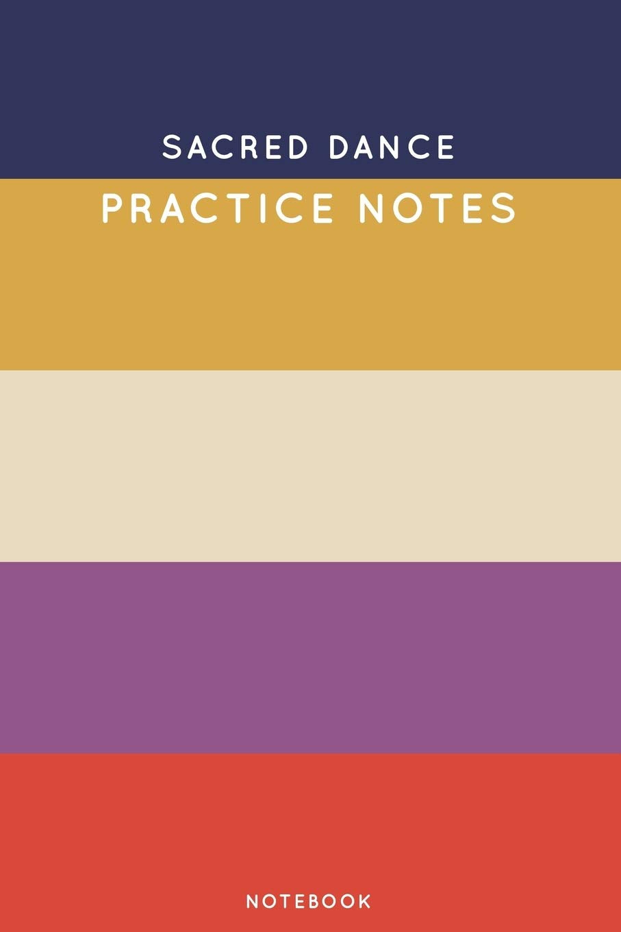 Sacred dance Practice Notes: Cute Stripped Autumn Themed Dancing Notebook for Serious Dance Lovers - 6"x9" 100 Pages Journal (Boho Dancing Book Series, Band 121) Film, Art & Culture