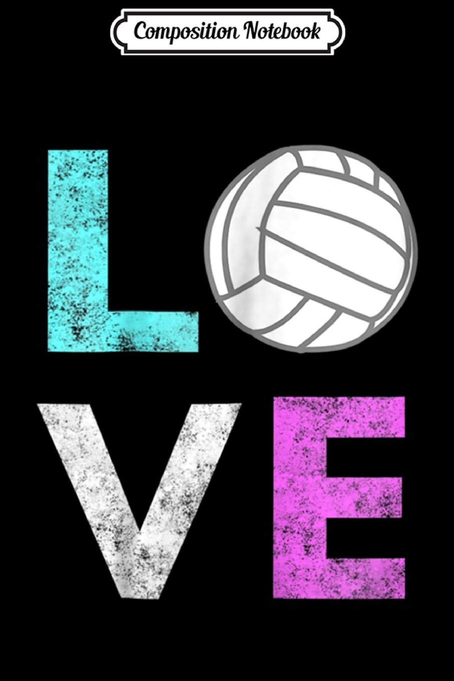 Composition Notebook: Girls Love Volleyball Best Fun Birthday Gift Journal/Notebook Blank Lined Ruled 6x9 100 Pages Manga