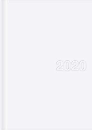 Tagebuch 2020 DIN A4, mit Datum und Wochentag (weiß): Großes, dickes Journal (1 Tag = 1 Seite), das ganze Jahr für Erinnerungen, Termine, Notizen - Geschenk für 2020 Lifestyle