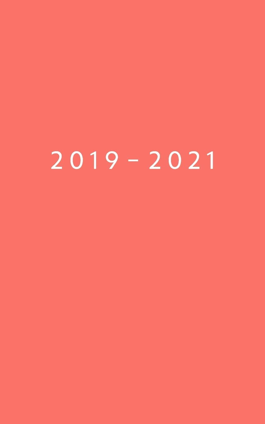 2019 - 2021: Weekly Planner Starting December 2019 - November 2021 | 5 x 8 Dated Agenda | 24 Month Appointment Calendar | Organizer Book | Soft-Cover Coral Business, Finance & Career