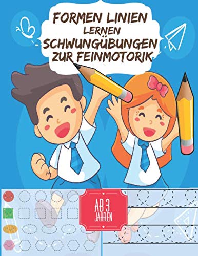 Formen Linien Lernen: Schwungübungen Zur Feinmotorik, Kinder Aktivitätenheft, Vorschulkinder & Kindergarten Buben und Mädchen Ab 3 Jahren. Study Guides