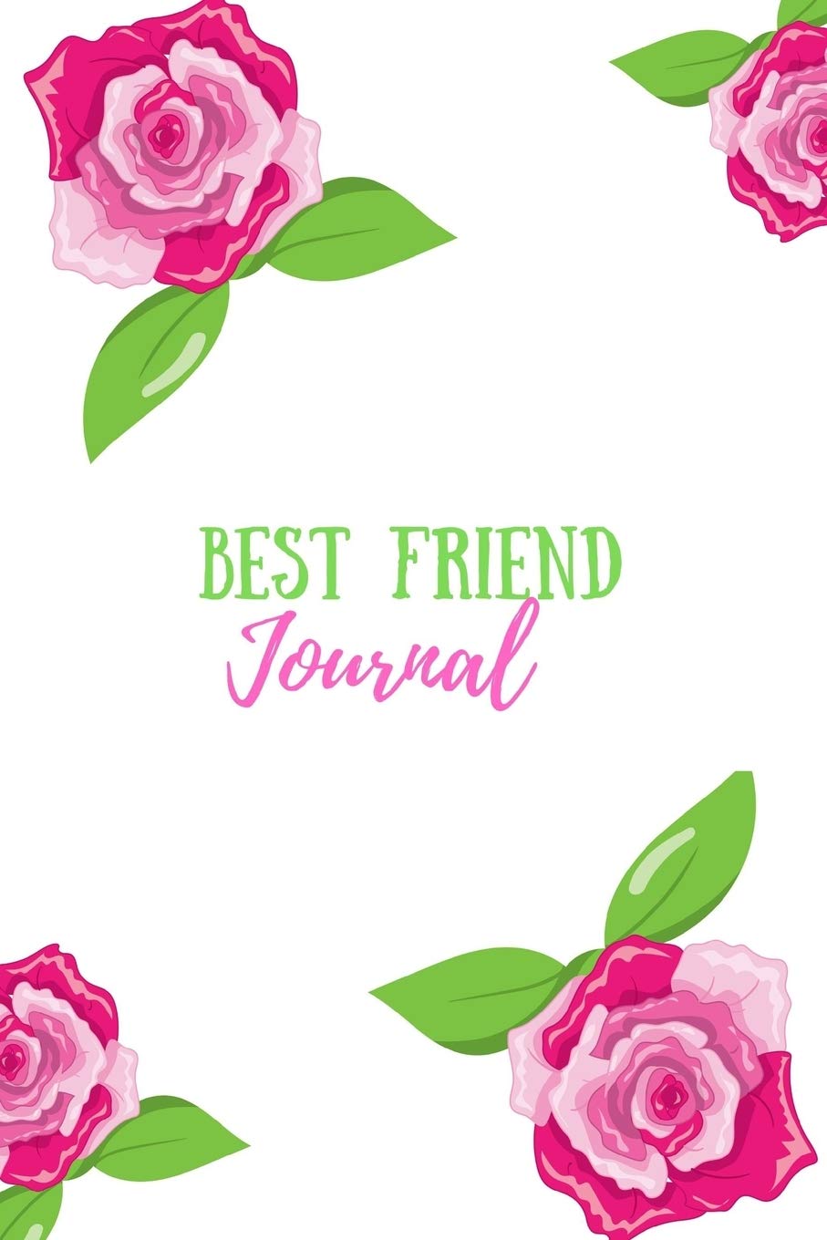 Best Friend Journal: Blank Lined Appreciation Journal To Write In - Pretty Pink And white Parents & Children