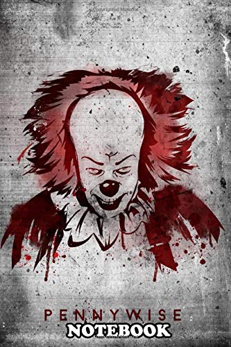 Notebook: Pennywise , Journal for Writing, College Ruled Size 6" x 9", 110 Pages Books